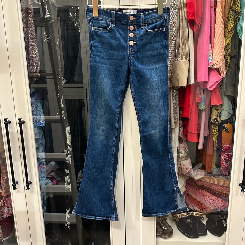 Abercrombie & Fitch Kids Dark Blue Flare Jeans